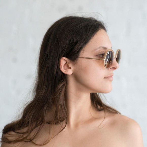 Steven Alan Haisey Oversized Round Sunglasses NEW main image 4
